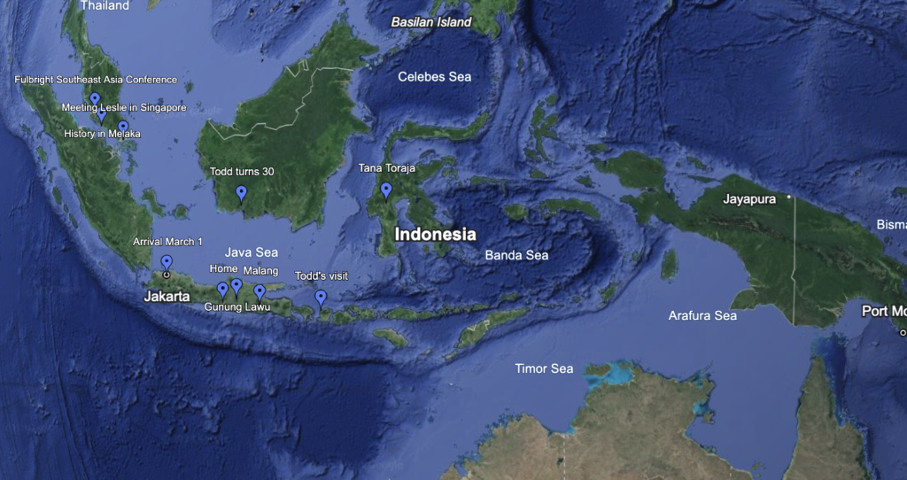 Geographic location of Indonesia 